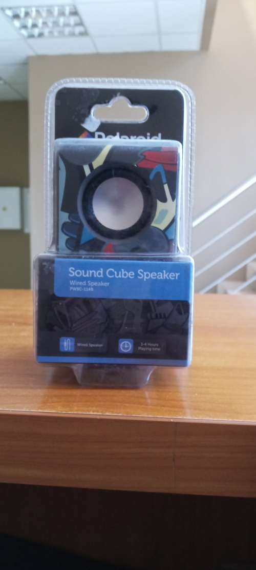 Polaroid Sound Cube Speaker Wired Speaker PWSC-114B
